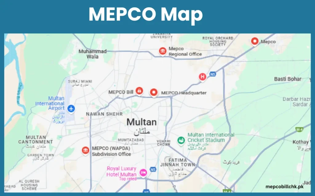 MEPCO Map